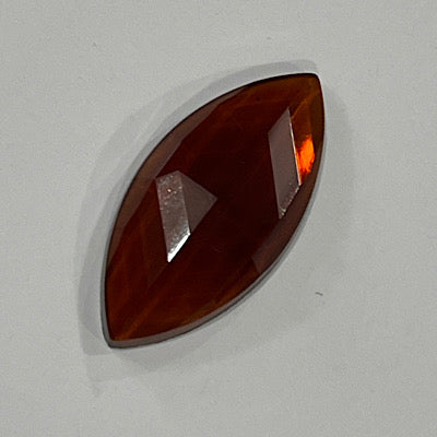 SALE:  42mm x 20mm dark amber navette jewel