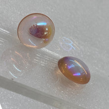 Load image into Gallery viewer, 15mm peach iridescent smooth jewel