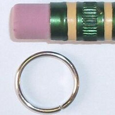 jump ring, large 7/16