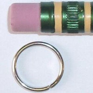 50 pack of jump rings, small, 1/4"
