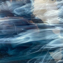 Load image into Gallery viewer, O83894S oceanside steel blue/white wispy 96 COE
