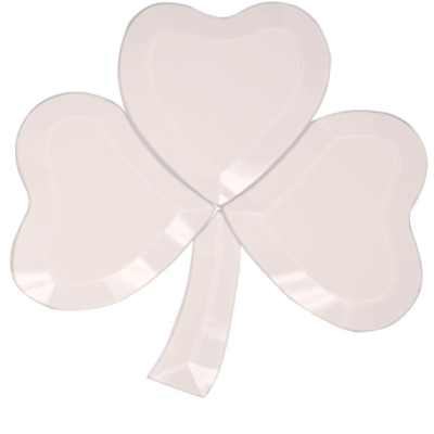 SALE:  EC126 shamrock bevel cluster