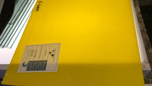O26072S oceanside yellow opal 96 COE 12 x 12